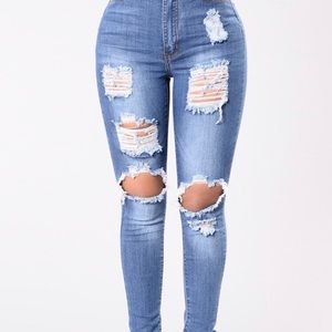 Fashion Nova - Say Yes to Distress Jean